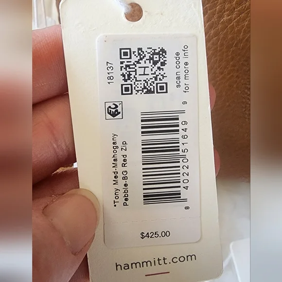 NWT Hammitt Tony Medium Mahogany - Picture 2 of 12